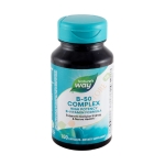 ВИТАМИН B-50 КОМПЛЕКС капсули 100 броя / NATURE'S WAY VITAMIN B-50 COMPLEX