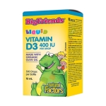 НАТУРАЛ ФАКТОРС БИГ ФРЕНДС ВИТАМИН D3 ЗА ДЕЦА течен 400 IU 15 мл / NATURAL FACTORS VITAMIN D3 LIQUID 400 IU FOR CHILDREN