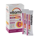 ВИТАМИКС ВИТАМИН C ТЕЧЕН саше 500 мг 12 броя / FORTEX VITAMIX VITAMIN C LIQUID