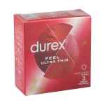 ПРЕЗЕРВАТИВИ ДУРЕКС ФИЙЛ УЛТРА ТИН 3 броя / DUREX FEEL ULTRA THIN