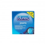 ПРЕЗЕРВАТИВИ ДЮРЕКС JEANS 4 броя / DUREX JEANS CONDOMS