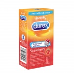 ПРЕЗЕРВАТИВИ ДЮРЕКС STRAWBERRY 12 броя / DUREX STRAWBERRY CONDOMS