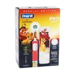 ЕЛЕКТРИЧЕСКА ЧЕТКА ЗА ЗЪБИ ОРАЛ - Б PRO KIDS 3+ LION KING + КАЛЪФ ЗА ПЪТУВАНЕ / BRAUN ORAL B PRO KIDS 3+ LION KING ELECTRICAL TOOTHBRUSH + TRAVEL CASE