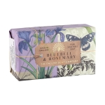 ИНГЛИШ СОУП КАМПЪНИ САПУН СЪС ЗЮМБЮЛ И РОЗМАРИН 190 г / ENGLISH SOAP COMPANY BLUEBELL & ROSEMARY KEW GARDENS BOTANICAL SOAP