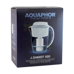 АКВАФОР J. SHMIDT 500 БЯЛА КАНА ЗА ФИЛТРИРАНЕ НА ВОДА 2,8 литра / AQUAPHOR J. SHMIDT 500 WHITE FILTER JUG