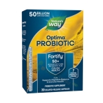 ФОРТИФАЙ ОПТИМА ПРОБИОТИК 50+ 50 млрд., 7 щама капсули 30 броя / NATURE'S WAY OPTIMA PROBIOTIC FORTIFY 50+ 50 billion, 7 strains 