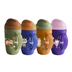 ФРЕНДС ЧАША СЪС СЛАМКА И ДРЪЖКИ 365 мл / WEE BABY FRIENDS SIPPY CUP WITH STRAW 6+ months