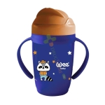 ФРЕНДС ЧАША СЪС СЛАМКА И ДРЪЖКИ 365 мл / WEE BABY FRIENDS SIPPY CUP WITH STRAW 6+ months