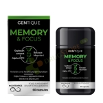 НООТРОПИКС ПАМЕТ И КОНЦЕНТРАЦИЯ капсули 60 броя / GENTIQUE NOOTROPICS MEMORY & FOCUS