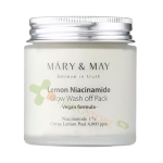 ГЛИНЕНА МАСКА ЗА ЛИЦЕ 125 г / MARY & MAY LEMON NIACINAMIDE GLOW WASH OFF PACK