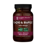 KOЕНЗИМ Q10, ПИРОЛИНКВИНОН + ШИЛАЖИТ капсули 60 броя / GLOBAL HEALING CoQ10 + PQQ + SHILAJIT