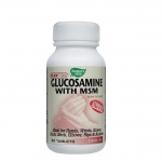 ГЛЮКОЗАМИН СУЛФАТ + МСМ таблетки 875 мг. 80 броя / NATURE'S WAY GLUCOSAMINE WITH MCM