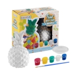 ГРАФИКС АНАНАС ЗА РИСУВАНЕ 13 см С 5 ЦВЕТНИ БОИ И ЧЕТКА / GRAFIX PAINT YOUR OWN PINEAPPLE