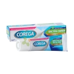ЕКСТРА СИЛЕН ФИКСИРАЩ КРЕМ ЗА ЗЪБНИ ПРОТЕЗИ МЕНТОВ ВКУС КОРЕГА 40 г / COREGA EXTRA STRONG FIXING CREAM MINT FLAVOR