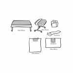 ХАРТМАН УНИВЕРСАЛЕН СЕТ ПРОТЕКТ ПЛЮС С ПРОРЕЗ / HARTMANN FOLIODRAPE UNIVERSAL SET SPLIT SHEET PROTECT PLUS