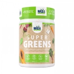 ХАЯ ЛАБС СУПЕР ГРИЙНС С АРОМАТ ПРАСКОВА прах 300 г / HAYA LABS SUPER GREENS FLAVOURED PEACH