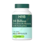 ЛИВ ФРЕНДЛИ ПРОБИОТИК И АЦИДОФИЛУС 10 млрд капсули 60 броя / HOLLAND & BARRETT LIVE FRIENDLY BACTERIA WITH ACIDOPHILUS