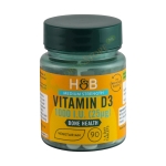 ВИТАМИН D3 таблетки 25 мкг 1000 IU 90 броя / HOLLAND & BARRETT VITAMIN D3 1000 IU