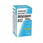 ВИТАМИН B12 МЕТИЛКОБАЛАМИН сублингвални таблетки 60 броя / HEALTH AID VITAMIN B12 METHYLCOBALAMIN