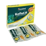 ХИМАЛАЯ КОФЛЕТ-H ПЧЕЛЕН МЕД С АРОМАТ НА ЛИМОН пастили 12 броя / HIMALAYA KOFLET-H HONEY AND LEMON FLAVOUR lozenges 