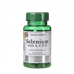 СЕЛЕН + ВИТАМИНИ А, Ц и Е таблетки 90 броя / HOLLAND BARRETT SELENIUM WITH VITAMINS A, C & E