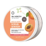 ИКАРОВ СКРАБ ЗА ЛИЦЕ И ТЯЛО КАЙСИЯ 200 г / IKAROV FACE & BODY SCRUB & WASH APRICOT
