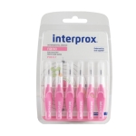 ИНТЕРДЕНТАЛНА ЧЕТКА ЗА ЗЪБИ ИНТЕРПРОКС 0.7 НАНО 6 броя / DENTAID INTERPROX NANO INTERDENTAL TOOTHBRUSH 0,7 