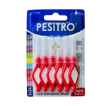 ИНТЕРДЕНТАЛНА ЧЕТКА ЗА ЗЪБИ ПЕСИТРО ФЛЕКСИ 0.9 6 броя / PESITRO FLEXI INTERDENTAL BRUSH 0.9