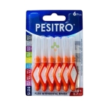 ИНТЕРДЕНТАЛНА ЧЕТКА ЗА ЗЪБИ ПЕСИТРО ФЛЕКСИ 0.7 6 броя / PESITRO FLEXI INTERDENTAL BRUSH 0.7