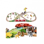 ДЪРВЕН РЕЛСОВ ПЪТ KRU22495 / ISO WOODEN TRAIN TRACK