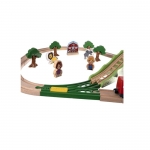 ДЪРВЕН РЕЛСОВ ПЪТ KRU22495 / ISO WOODEN TRAIN TRACK