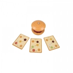 ДЕТСКИ ДЪРВЕН СОРТЕР БУРГЕР KRU22673 / ISO WOODEN TOY HAMBURGER