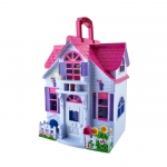 СГЪВАЕМА КЪЩА ЗА КУКЛИ С АКСЕСОАРИ ЗА ИГРА KRU22612 / ISO DOLL HOUSE