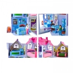 СГЪВАЕМА КЪЩА ЗА КУКЛИ С АКСЕСОАРИ ЗА ИГРА KRU22612 / ISO DOLL HOUSE