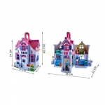 СГЪВАЕМА КЪЩА ЗА КУКЛИ С АКСЕСОАРИ ЗА ИГРА KRU22612 / ISO DOLL HOUSE