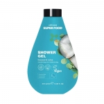 КАФЕ МИМИ СУПЕР ФУУД ПОДХРАНВАЩ ДУШ ГЕЛ С КОКОС И ЛОТОС 370 мл / CAFE MIMI SUPER FOOD SHOWER GEL COCONUT AND LOTUS