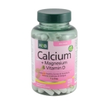 КАЛЦИЙ + МАГНЕЗИЙ + ВИТАМИН D3 таблетки 120 броя / HOLLAND BARRETT CALCIUM MAGNESIUM WICH VITAMIN D3