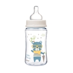 КАНПОЛ АНТИКОЛИК ШИШЕ BONJOUR PARIS СИНЬО 3 м+ 240 мл / CANPOL BABIES ANTI-COLIC BOTTLE BONJOUR PARIS BLUE 3 м+