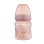 КАНПОЛ АНТИКОЛИК ШИШЕ С ШИРОКО ГЪРЛО ГОЛД РОЗОВО 0 м+ 120 мл / CANPOL BABIES ANTICOLIC BOTTLE WITH WIDE NECK GOLD PINK 0 m+