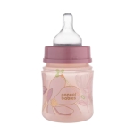 КАНПОЛ АНТИКОЛИК ШИШЕ С ШИРОКО ГЪРЛО ГОЛД РОЗОВО 0 м+ 120 мл / CANPOL BABIES ANTICOLIC BOTTLE WITH WIDE NECK GOLD PINK 0 m+