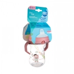 КАНПОЛ ЧАША СЪС СЛАМКА BONJOUR PARIS РОЗОВА 250 мл / CANPOL BABIES CUP WITH SILICONE SPOUT BONJOUR PARIS PINK 250 ml