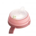 КАНПОЛ ЧАША СЪС СЛАМКА BONJOUR PARIS РОЗОВА 250 мл / CANPOL BABIES CUP WITH SILICONE SPOUT BONJOUR PARIS PINK 250 ml