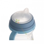 КАНПОЛ ЧАША СЪС СЛАМКА BONJOUR PARIS СИНЯ 250 мл / CANPOL BABIES CUP WITH SILICONE SPOUT BONJOUR PARIS BLUE 250 ml