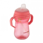 КАНПОЛ ЧАША СЪС СЛАМКА РОЗОВА 250 мл / CANPOL BABIES CUP WITH SILICONE SPOUT PINK 250 ml