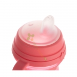 КАНПОЛ ЧАША СЪС СЛАМКА РОЗОВА 250 мл / CANPOL BABIES CUP WITH SILICONE SPOUT PINK 250 ml