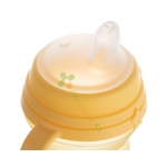 КАНПОЛ ЧАША СЪС СЛАМКА ЖЪЛТА 150 мл / CANPOL BABIES CUP WITH SILICONE SPOUT YELLOW 150 ml