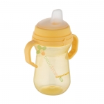 КАНПОЛ ЧАША СЪС СЛАМКА ЖЪЛТА 250 мл / CANPOL BABIES CUP WITH SILICONE SPOUT YELLOW 250 ml