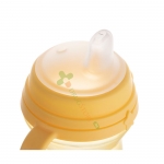 КАНПОЛ ЧАША СЪС СЛАМКА ЖЪЛТА 250 мл / CANPOL BABIES CUP WITH SILICONE SPOUT YELLOW 250 ml