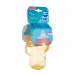 КАНПОЛ ЧАША СЪС СЛАМКА ЖЪЛТА 250 мл / CANPOL BABIES CUP WITH SILICONE SPOUT YELLOW 250 ml