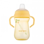 КАНПОЛ ЧАША СЪС СЛАМКА ЖЪЛТА 250 мл / CANPOL BABIES CUP WITH SILICONE SPOUT YELLOW 250 ml